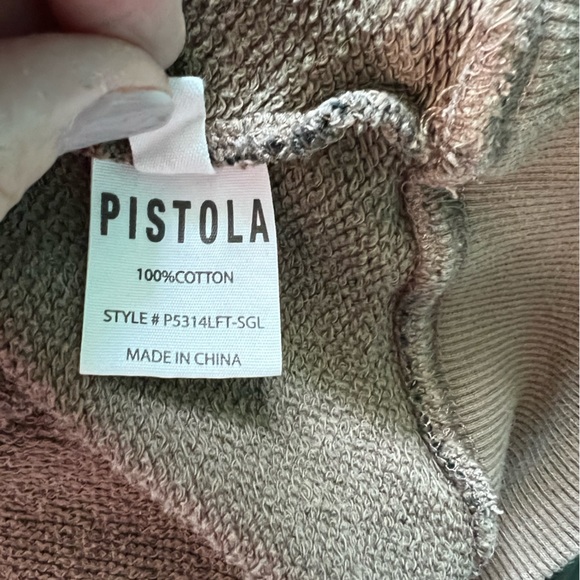 Pistols Cropped Animal Print Ling Sleeve Sweatshirt - Picture 5 of 7